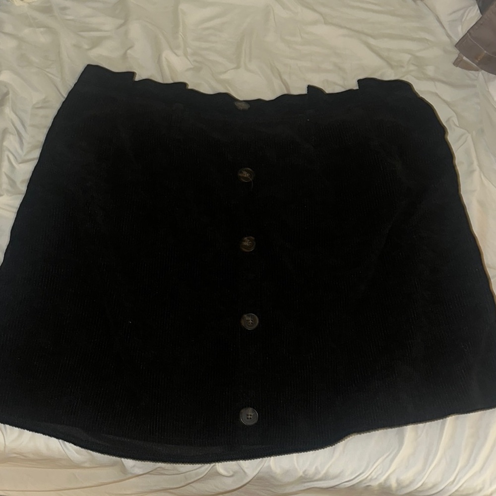 SHEIN Black Mini Skirt Casual Workwear